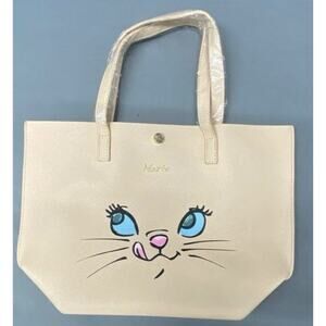 Disney The Aristocats Marie Tote Shoulder Bag Beige Tan Paris Box Damage 10x14